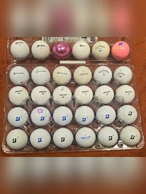 30 Ladies golf balls. Bridgestone Precept Callaway Taylormade & More. VG Cond.